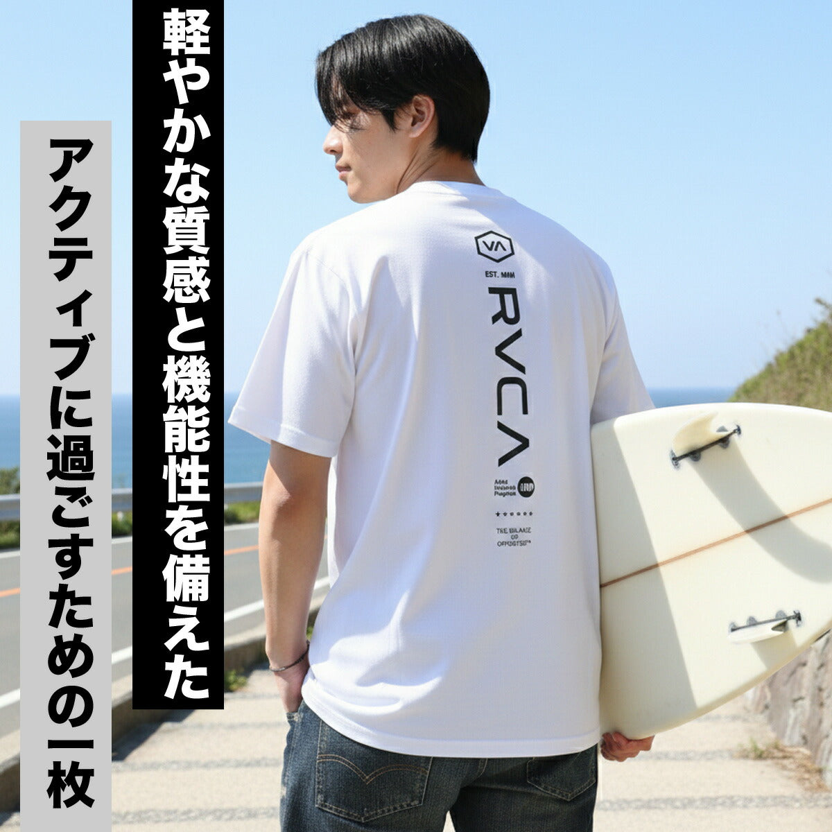 ルーカ Tシャツ メンズ ブラック ホワイト ネイビー BG041857
