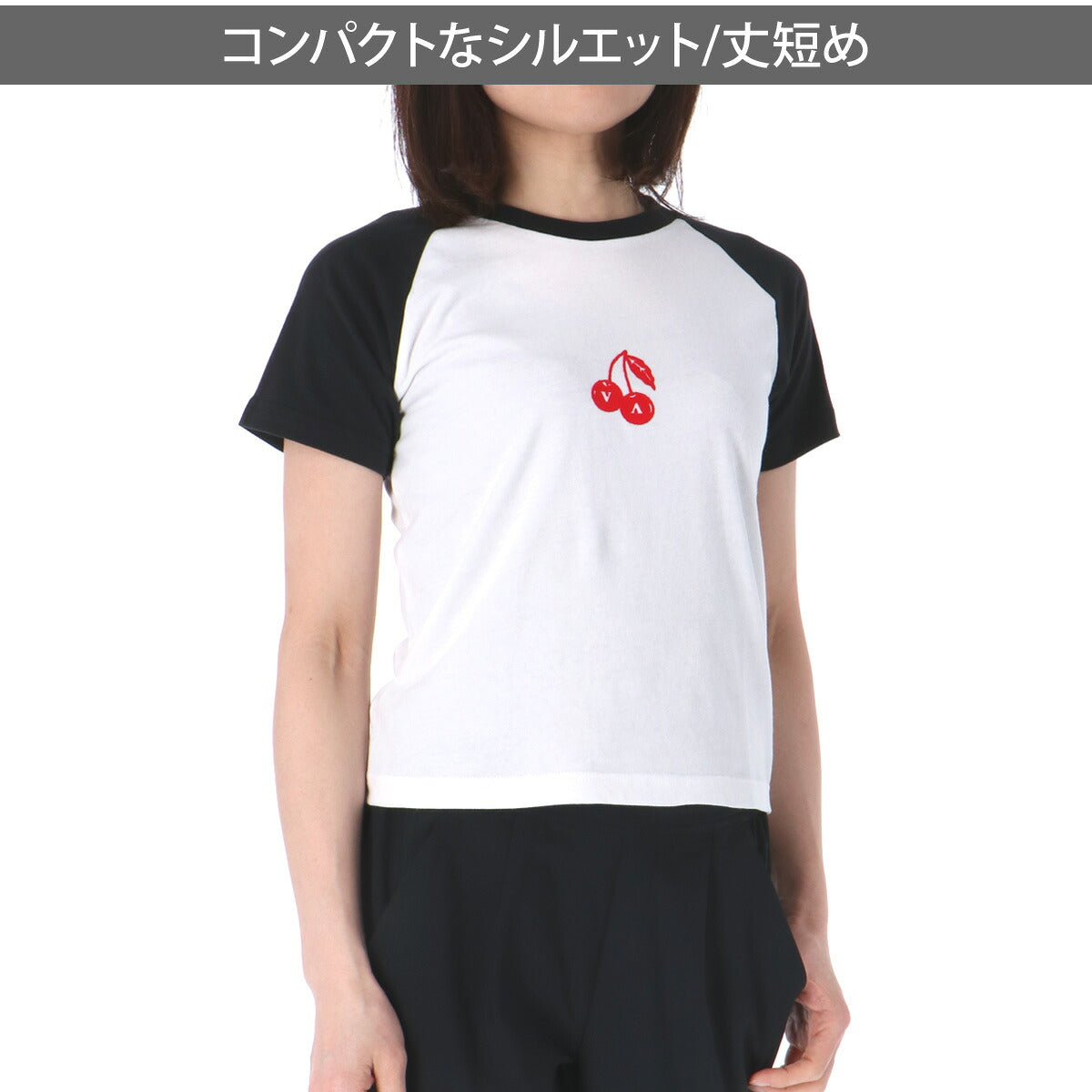 ルーカ Tシャツ レディース ブラック BG043204