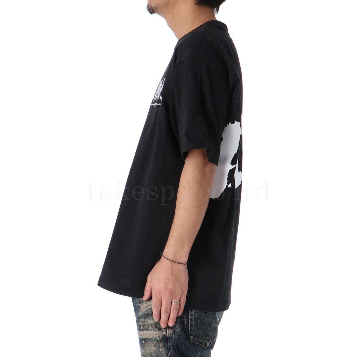 ゼット Tシャツ メンズ MOOCHAN ビッグシルエット ブラック ホワイト グレー カーキグリーン BOT27402