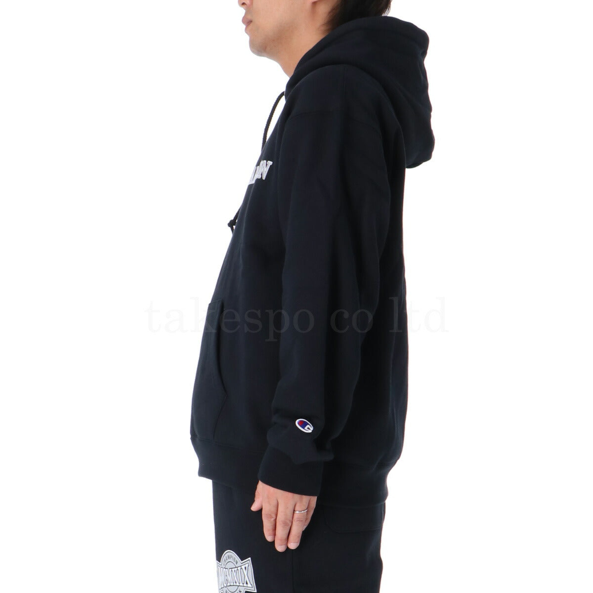 チャンピオン スウェット 上下 メンズ HOODED SWEATSHIRT・SWEAT PANTS ブラック グレー パープル レッド C3A108