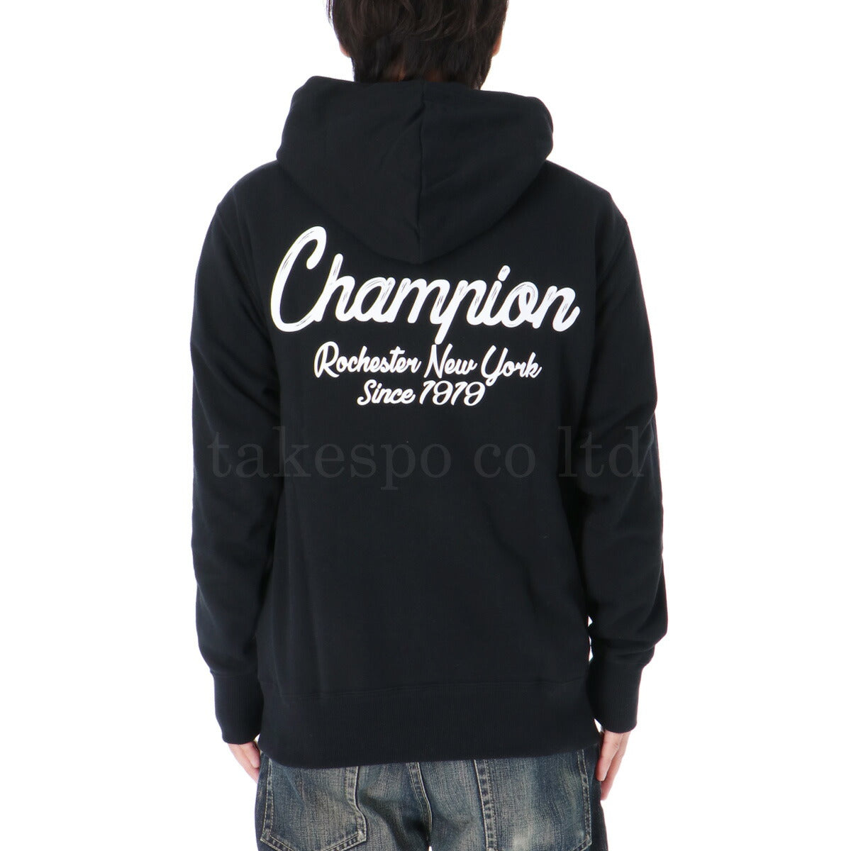チャンピオン スウェットパーカー メンズ SWEATSHIRT ブラック グレー C3A126