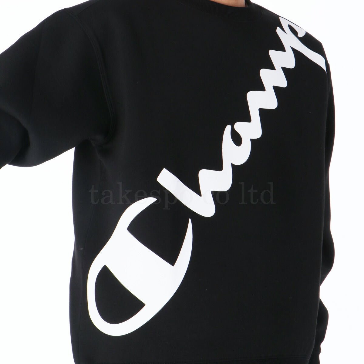 チャンピオン Wrap - Air ラップエアー スウェット 上下 セットアップ メンズ ブランド Champion ストレッチ 保温 クルーネック ビッグロゴ プルオーバー 通気 トレーナー 軽量 ダンボールニット ジョガーパンツ C3AS001 あす楽 3ds SALE セール 上下セット 大きいサイズ 有 スポーツウェア トレーニングウェア スポーツ おしゃれ - 【公式】限定ジャージのタケスポ（Limited jersey takespo）