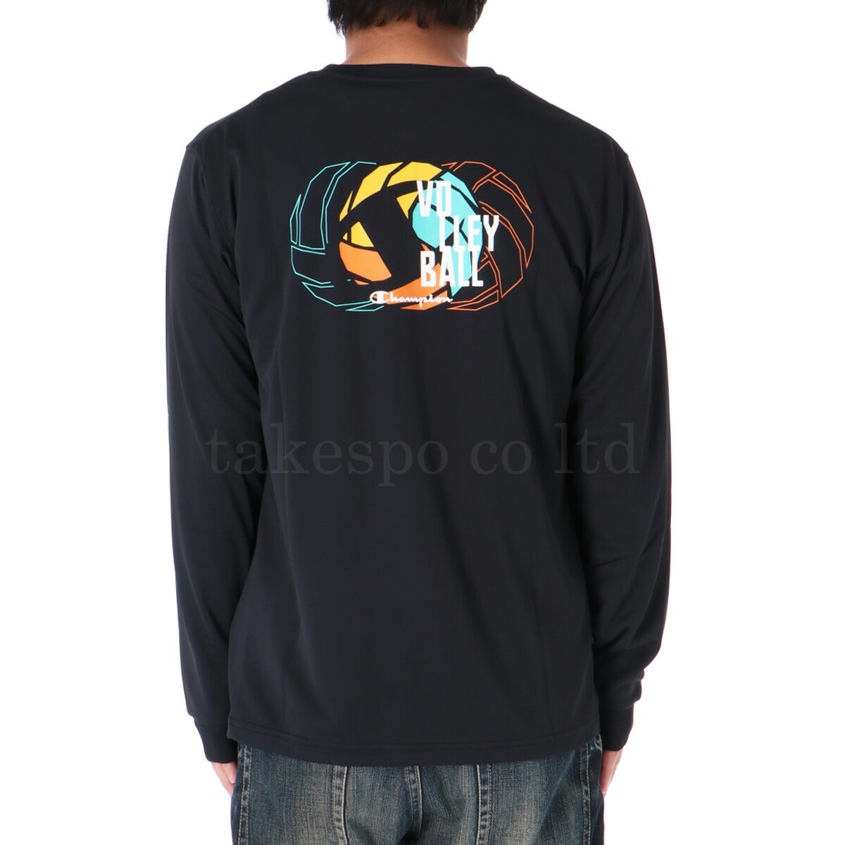 チャンピオン Tシャツ メンズ LONG SLEEVE T-SHIRT ブラック ホワイト ネイビー C3AV402