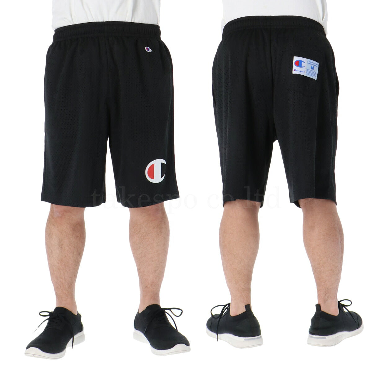 チャンピオン Tシャツ ハーフパンツ 上下 メンズ アクションスタイル ブラック ネイビー C3B316