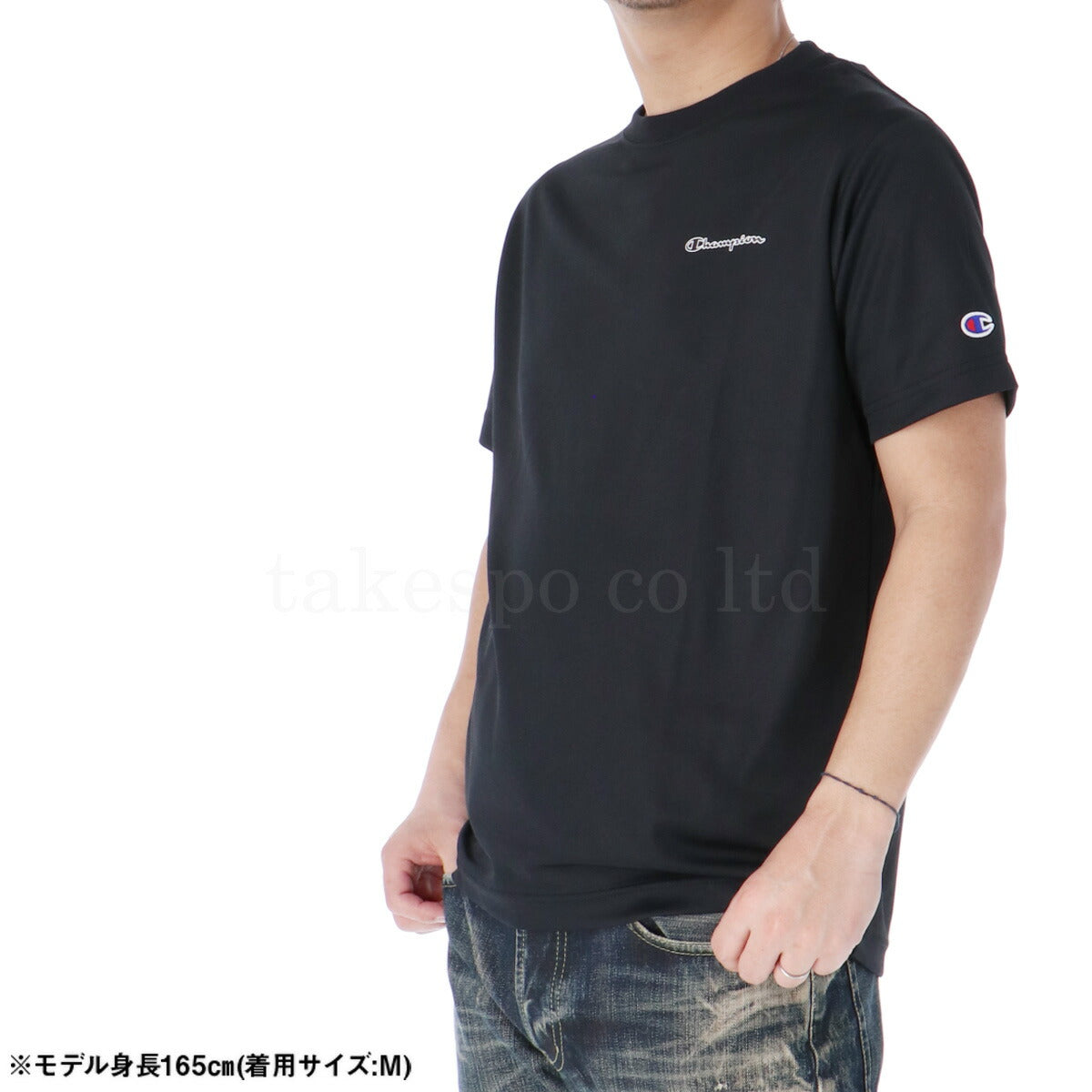 チャンピオン Tシャツ メンズ ショートスリーブ ホワイト ブラック カーキグリーン C3BS324