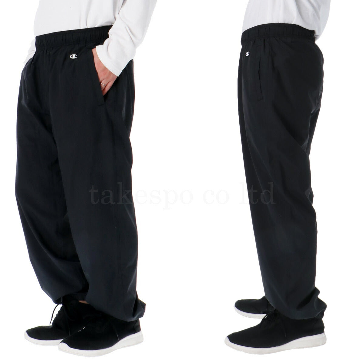 チャンピオン メンズ ウインドブレーカー上下 ジップジャケット・ロングパンツ Champion アパレル 上下 C3BSC10/C3BSD10