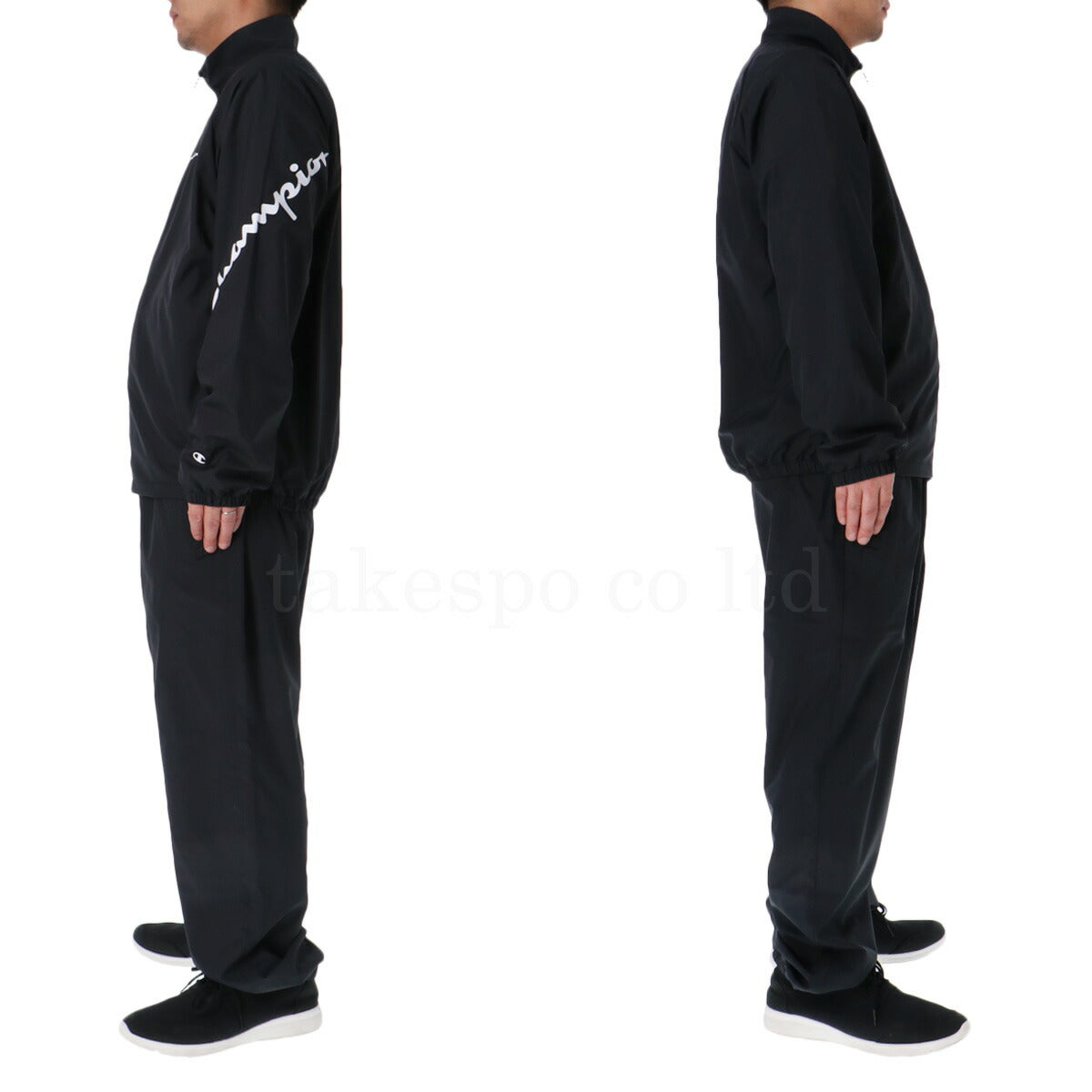 チャンピオン メンズ ウインドブレーカー上下 ジップジャケット・ロングパンツ Champion アパレル 上下 C3BSC10/C3BSD10