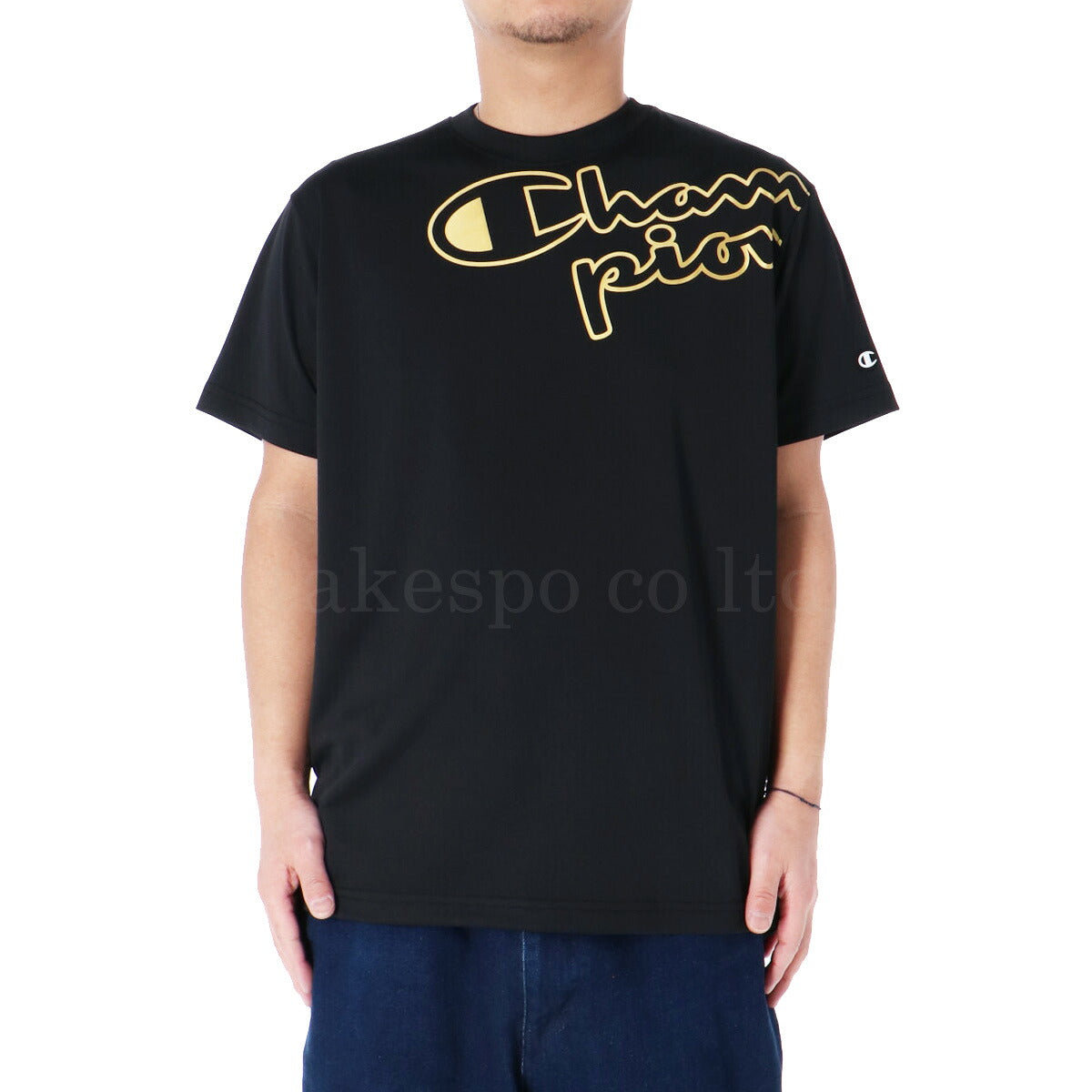 チャンピオン Tシャツ メンズ シーヴェイパー ブラック ネイビー C3BV302