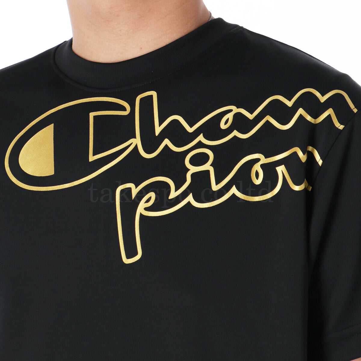 チャンピオン Tシャツ メンズ シーヴェイパー ブラック ネイビー C3BV302