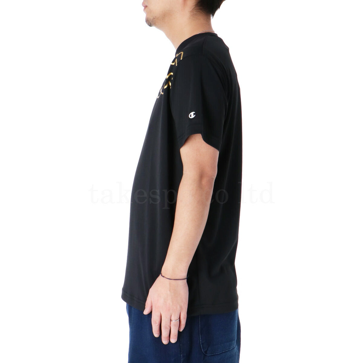 チャンピオン Tシャツ メンズ シーヴェイパー ブラック ネイビー C3BV302