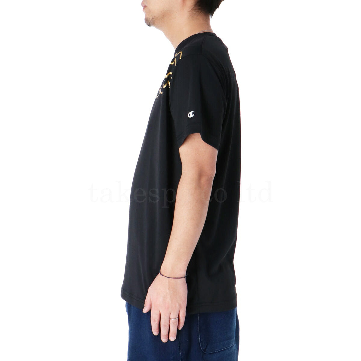 チャンピオン Tシャツ メンズ シーヴェイパー ブラック ネイビー C3BV302