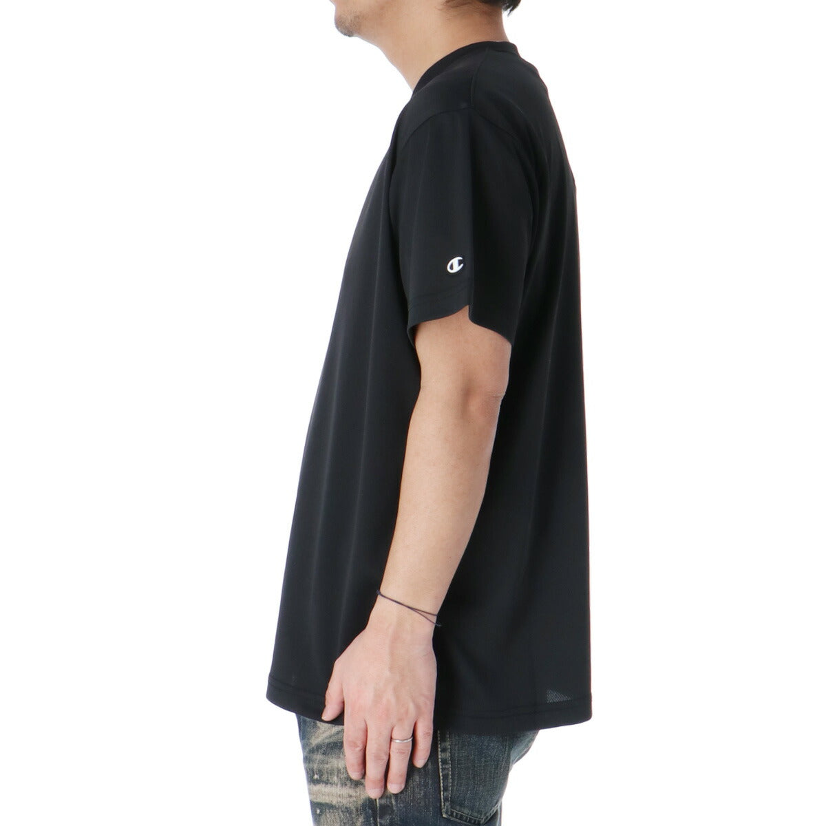 チャンピオン Tシャツ メンズ バレーボール ブラック ホワイト ネイビー C3BV305