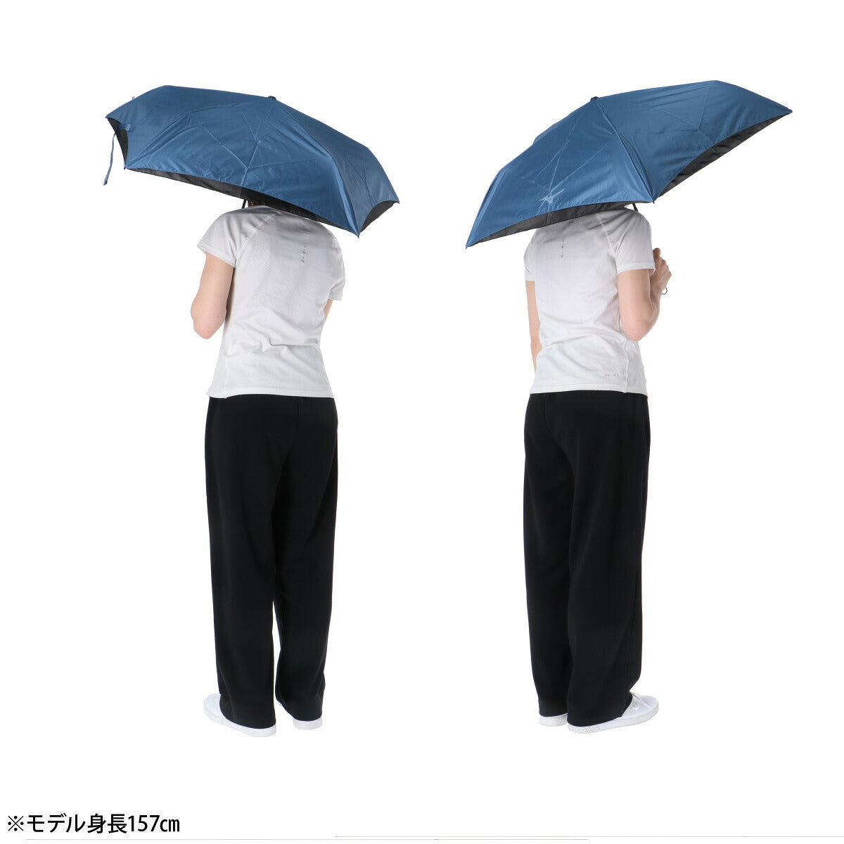 スポーツ 日傘 ブランド ミズノ 白 軽量 コンパクト 遮熱 遮光率100% UVカット -20℃ 折り畳み傘 晴雨兼用 遮光 日差し対策 スポーツ観戦 サッカー ゴルフ 野球 傘 ユニセックス ネイビー