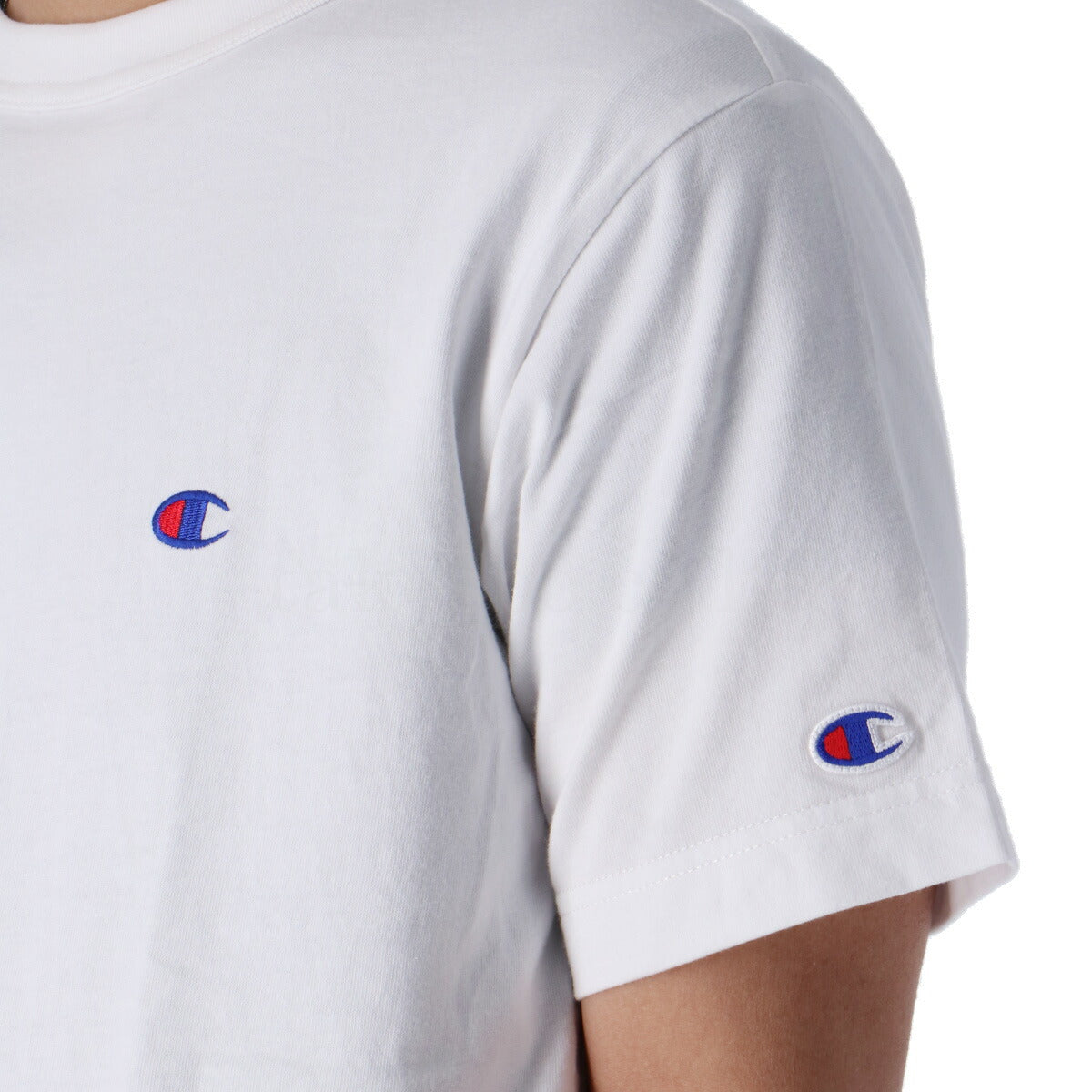チャンピオン Tシャツ メンズ コットンUSA ホワイト ブラック ネイビー カーキグリーン グレー グリーン ベージュ C3X352