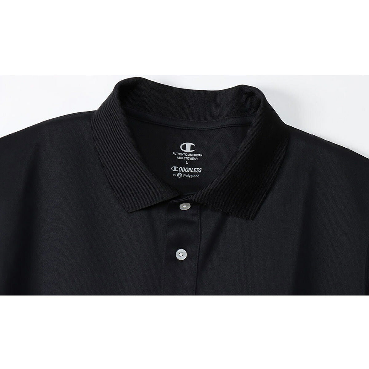 チャンピオン ポロシャツ メンズ POLO SHIRT ブラック ホワイト ネイビー C3XS396