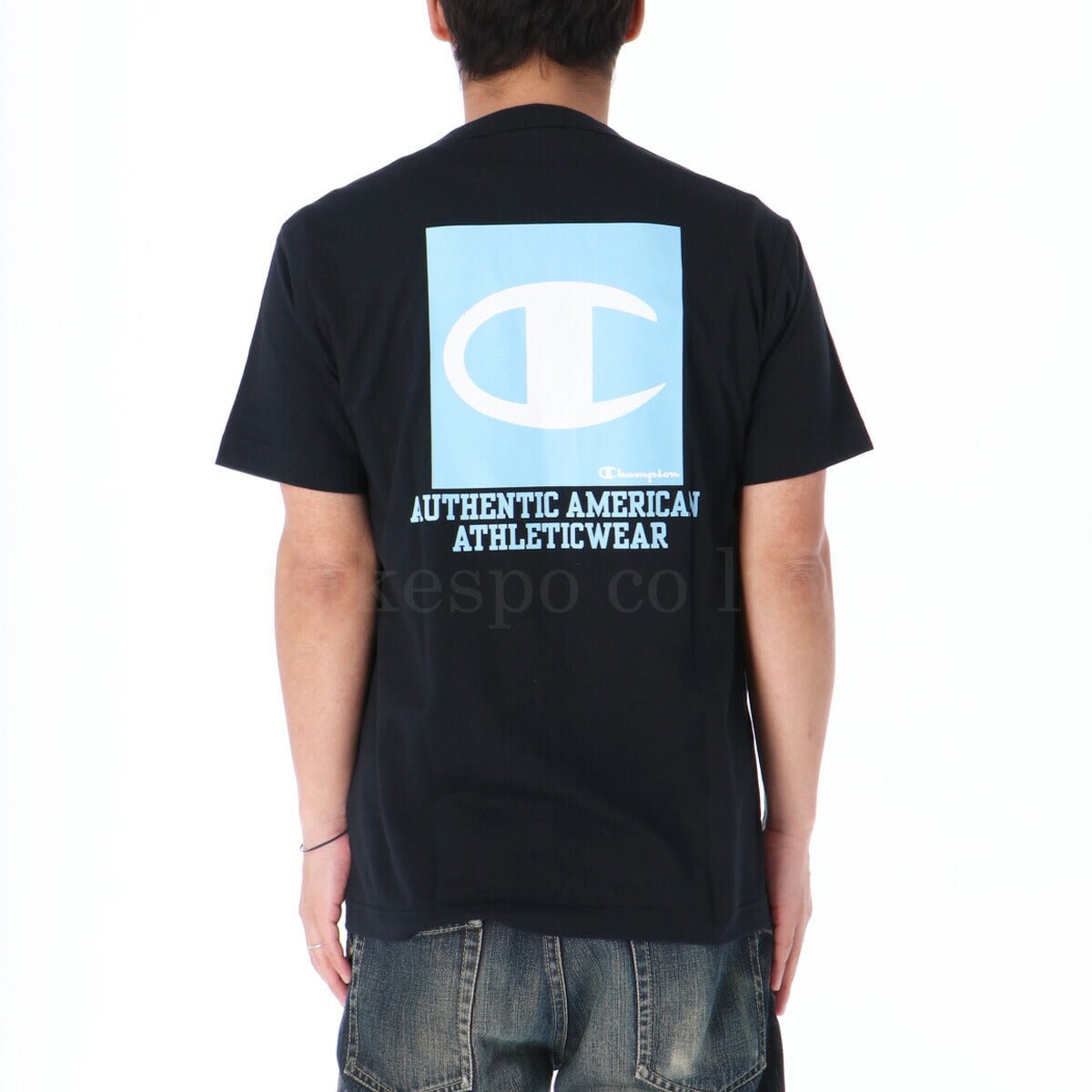 チャンピオン Tシャツ メンズ ブランド Champion 半袖 バックプリント付き C3Z346 3ds 半額 大きいサイズ 有 スポーツウェア トレーニングウェア スポーツ おしゃれ - 【公式】限定ジャージのタケスポ（Limited jersey takespo）