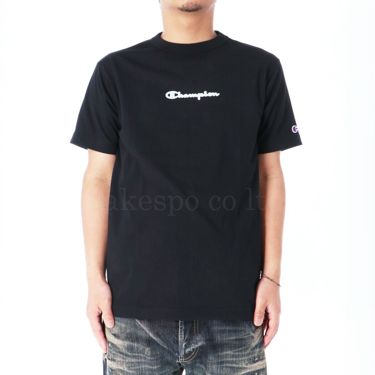 チャンピオン Tシャツ メンズ ブランド Champion 半袖 バックプリント付き C3Z346 3ds 半額 大きいサイズ 有 スポーツウェア トレーニングウェア スポーツ おしゃれ - 【公式】限定ジャージのタケスポ（Limited jersey takespo）