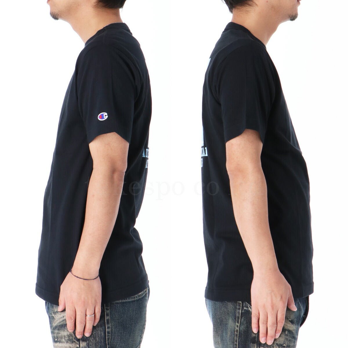 チャンピオン Tシャツ メンズ ブランド Champion 半袖 バックプリント付き C3Z346 3ds 半額 大きいサイズ 有 スポーツウェア トレーニングウェア スポーツ おしゃれ - 【公式】限定ジャージのタケスポ（Limited jersey takespo）