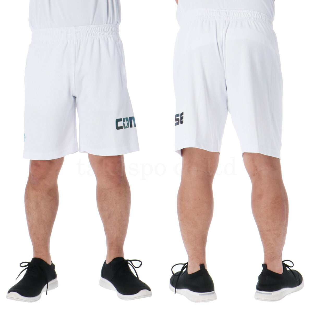 コンバース Tシャツ ハーフパンツ 上下 メンズ 5S ホワイト ブラック ネイビー CB251361