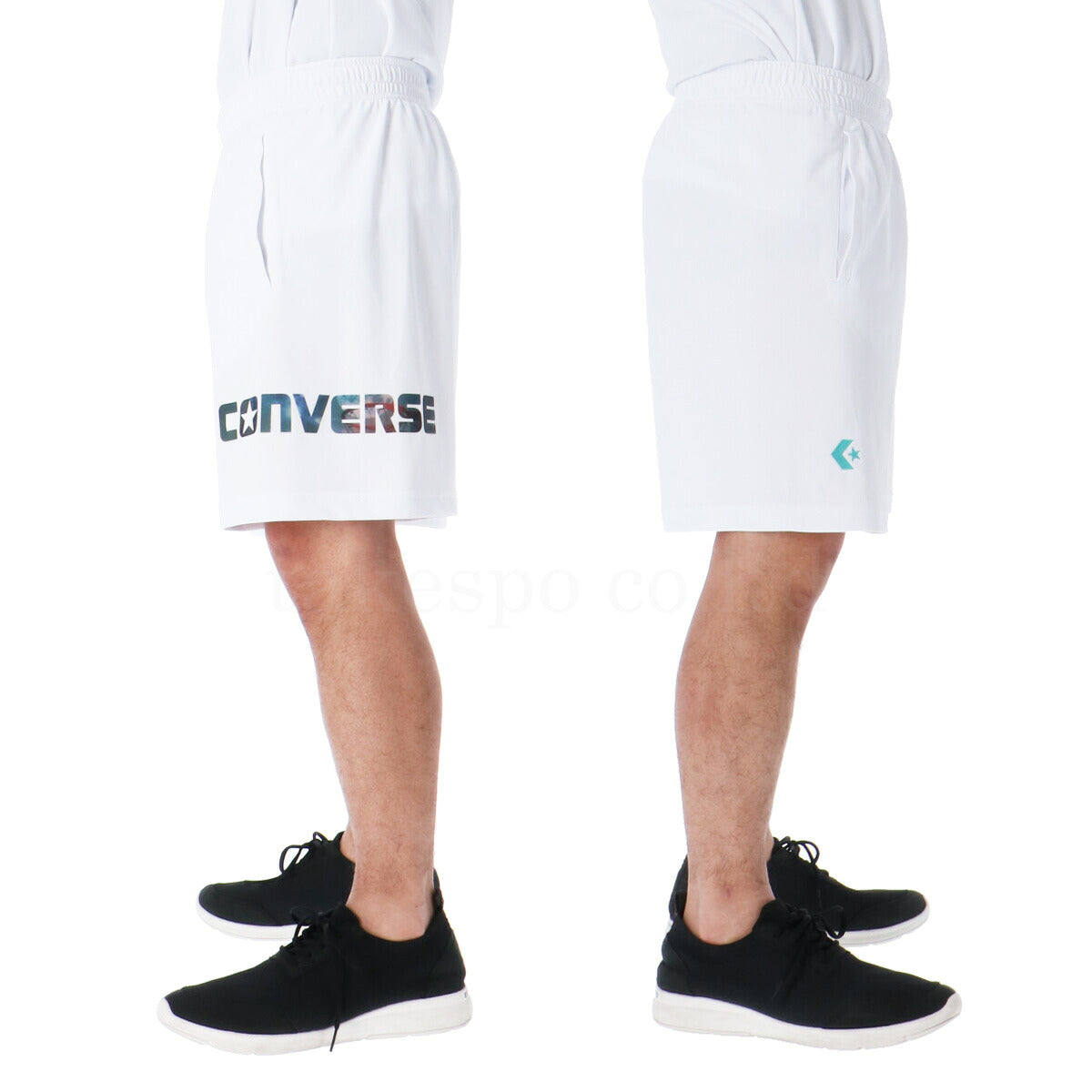 コンバース Tシャツ ハーフパンツ 上下 メンズ 5S ホワイト ブラック ネイビー CB251361