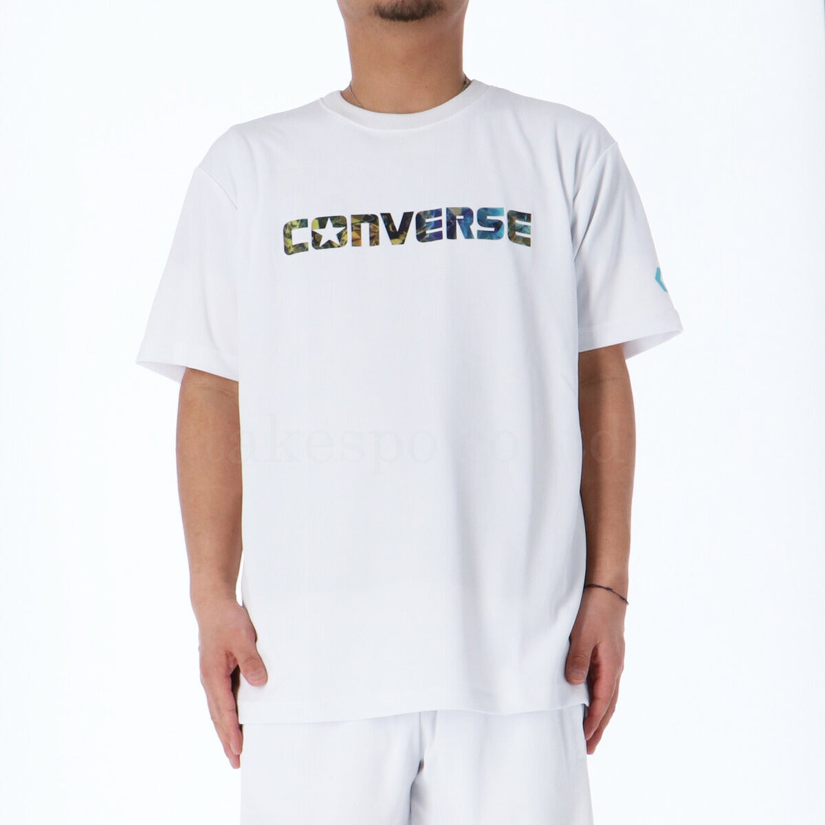 コンバース Tシャツ ハーフパンツ 上下 メンズ 5S ホワイト ブラック ネイビー CB251361