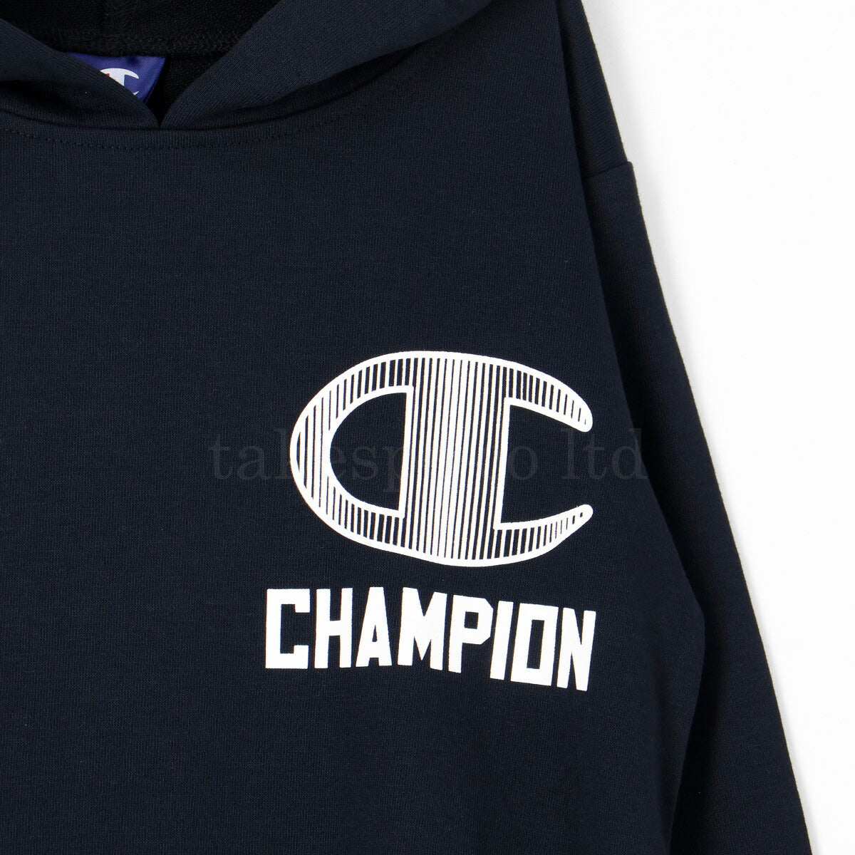 チャンピオン スウェット 上下 ジュニア HOODED SWEATSHIRT SWEATPANTS ブラック CKAS104