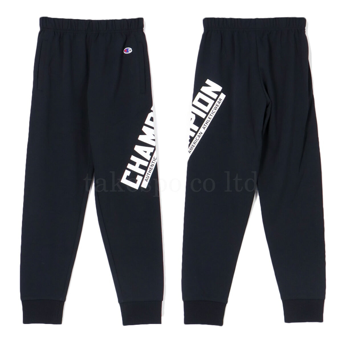 チャンピオン スウェット 上下 ジュニア HOODED SWEATSHIRT SWEATPANTS ブラック CKAS104