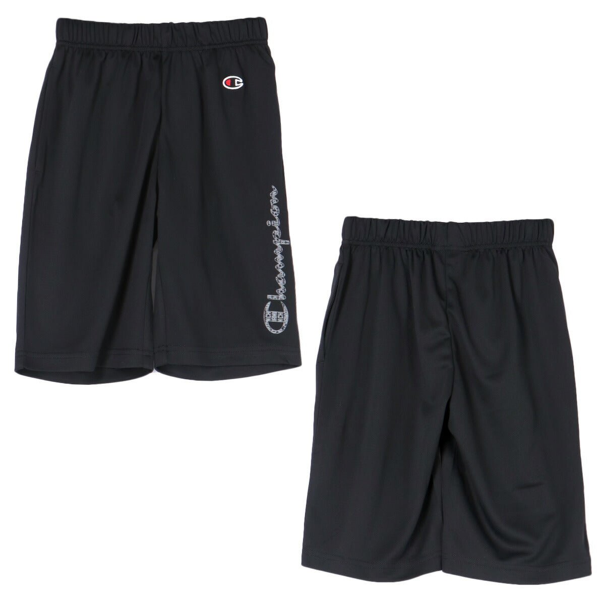 チャンピオン メッシュ Tシャツ ハーフパンツ 上下 セットアップ ジュニア ブランド Champion 半袖 ジャージパンツ 吸汗 速乾 ドライ ビッグロゴ CKBS323 あす楽 3ds SALE セール 上下セット 男 女の子 キッズ 男の子 プラクティスシャツ プラシャツ スポーツウェア トレーニングウェア スポーツ おしゃれ - 【公式】限定ジャージのタケスポ（Limited jersey takespo）