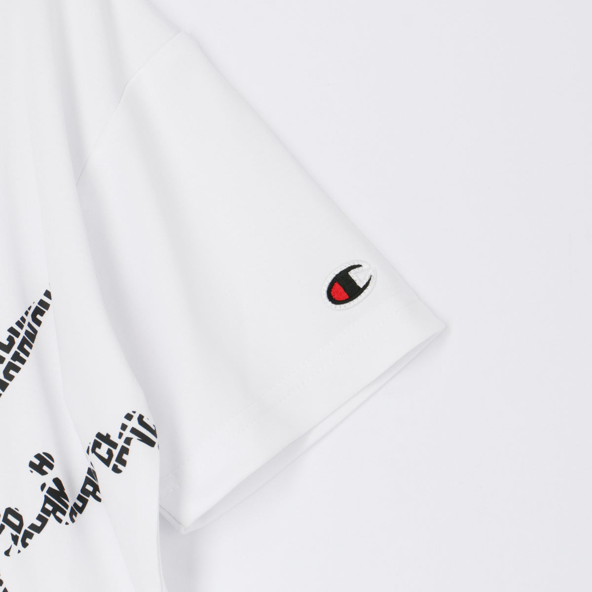 チャンピオン Tシャツ ハーフパンツ 上下 ジュニア メッシュ ホワイト ブラック CKBS323