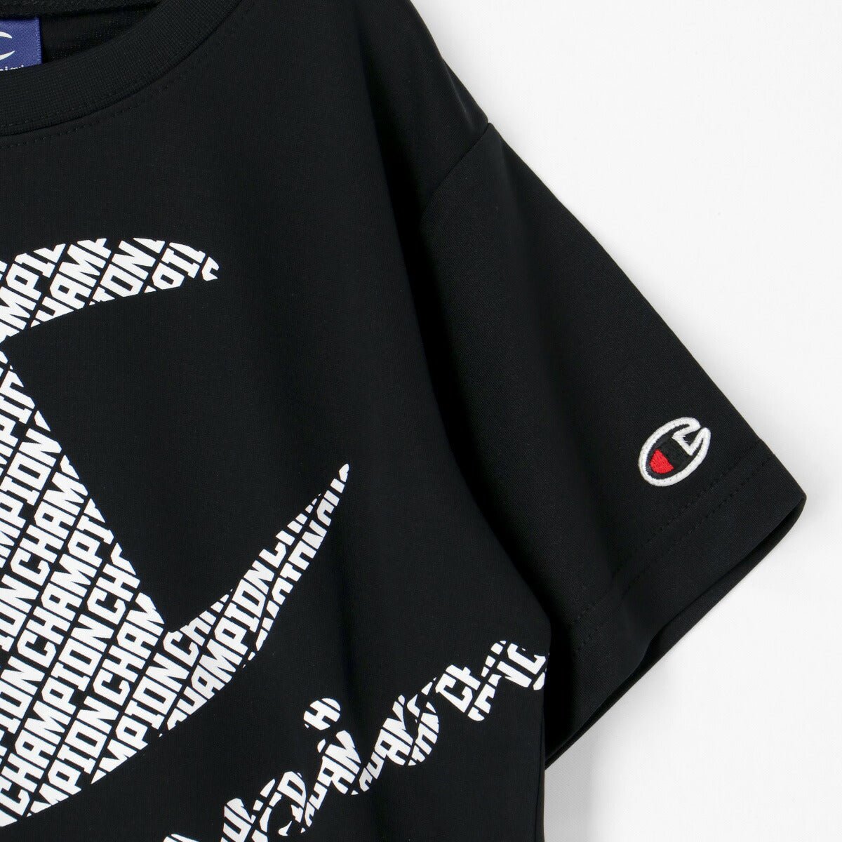 チャンピオン メッシュ Tシャツ ハーフパンツ 上下 セットアップ ジュニア ブランド Champion 半袖 ジャージパンツ 吸汗 速乾 ドライ ビッグロゴ CKBS323 あす楽 3ds SALE セール 上下セット 男 女の子 キッズ 男の子 プラクティスシャツ プラシャツ スポーツウェア トレーニングウェア スポーツ おしゃれ - 【公式】限定ジャージのタケスポ（Limited jersey takespo）