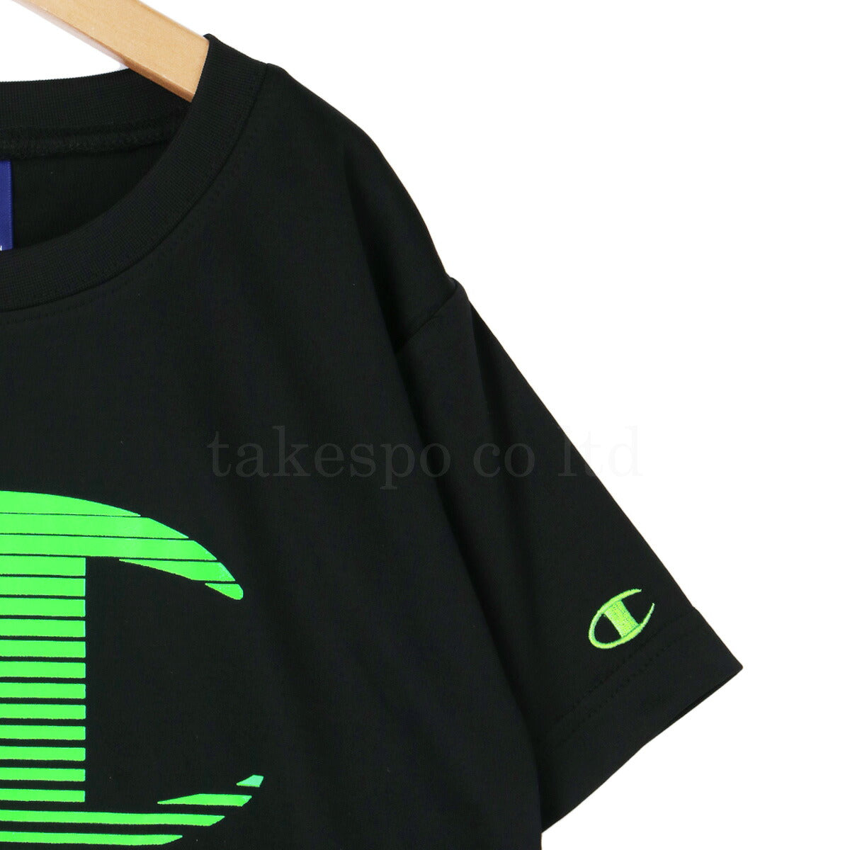 チャンピオン Tシャツ ハーフパンツ 上下 ジュニア スポーツチャンピオン ブラック CKBSW02