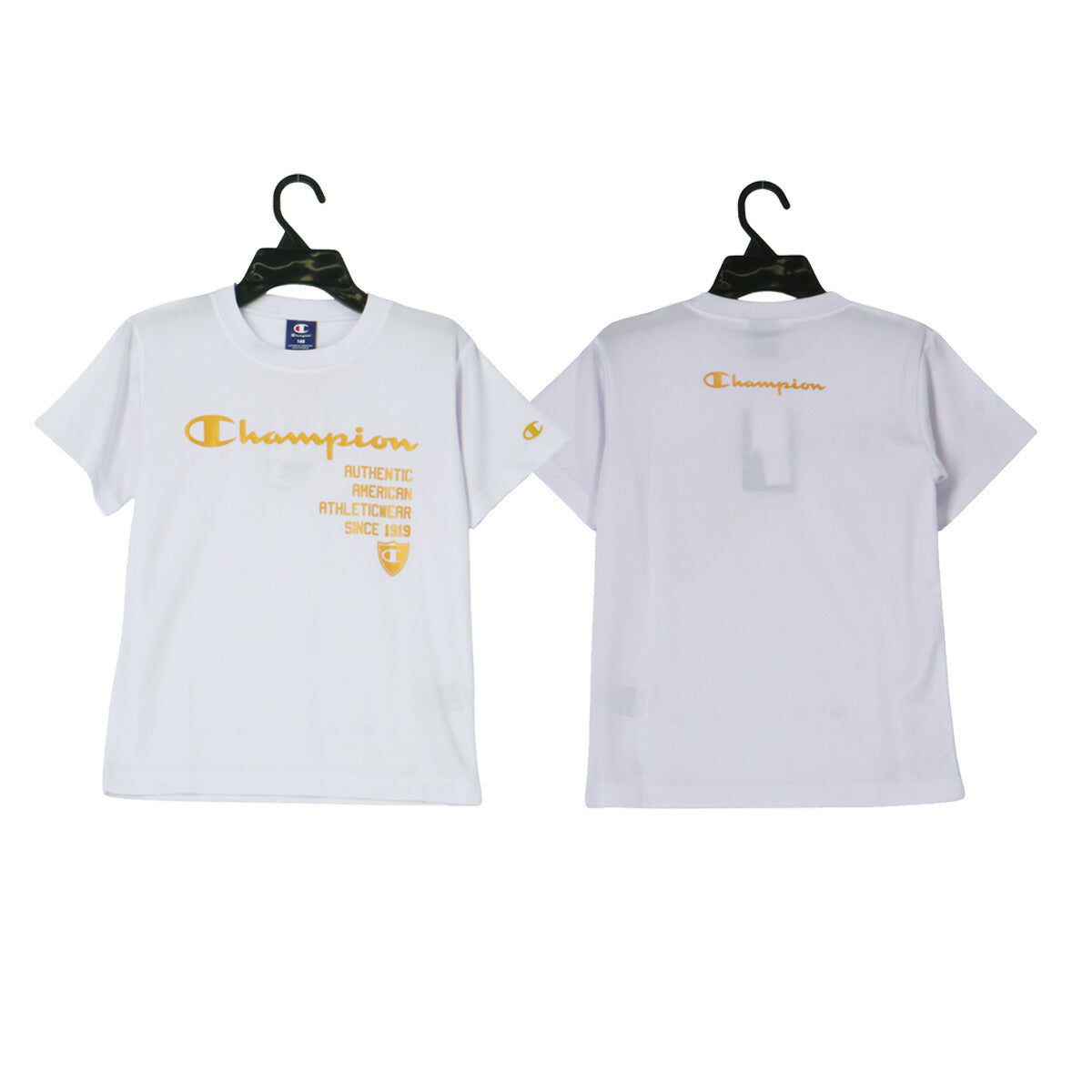 チャンピオン Tシャツ ハーフパンツ 上下 ジュニア ブラック ホワイト CKDSW05