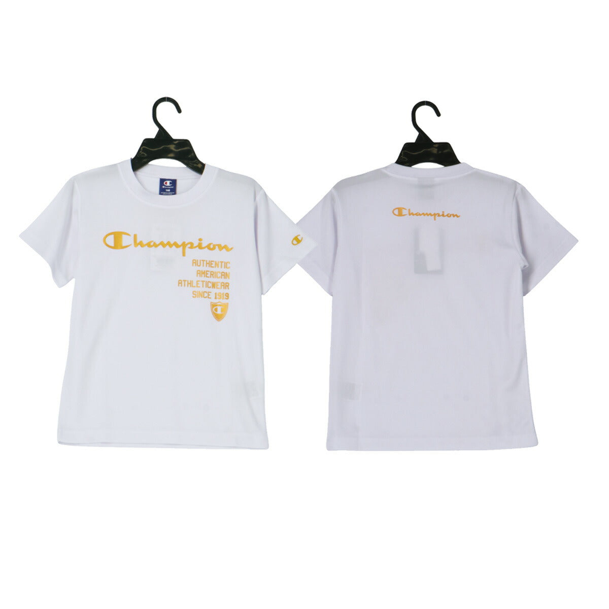 チャンピオン Tシャツ ハーフパンツ 上下 ジュニア ブラック ホワイト CKDSW05