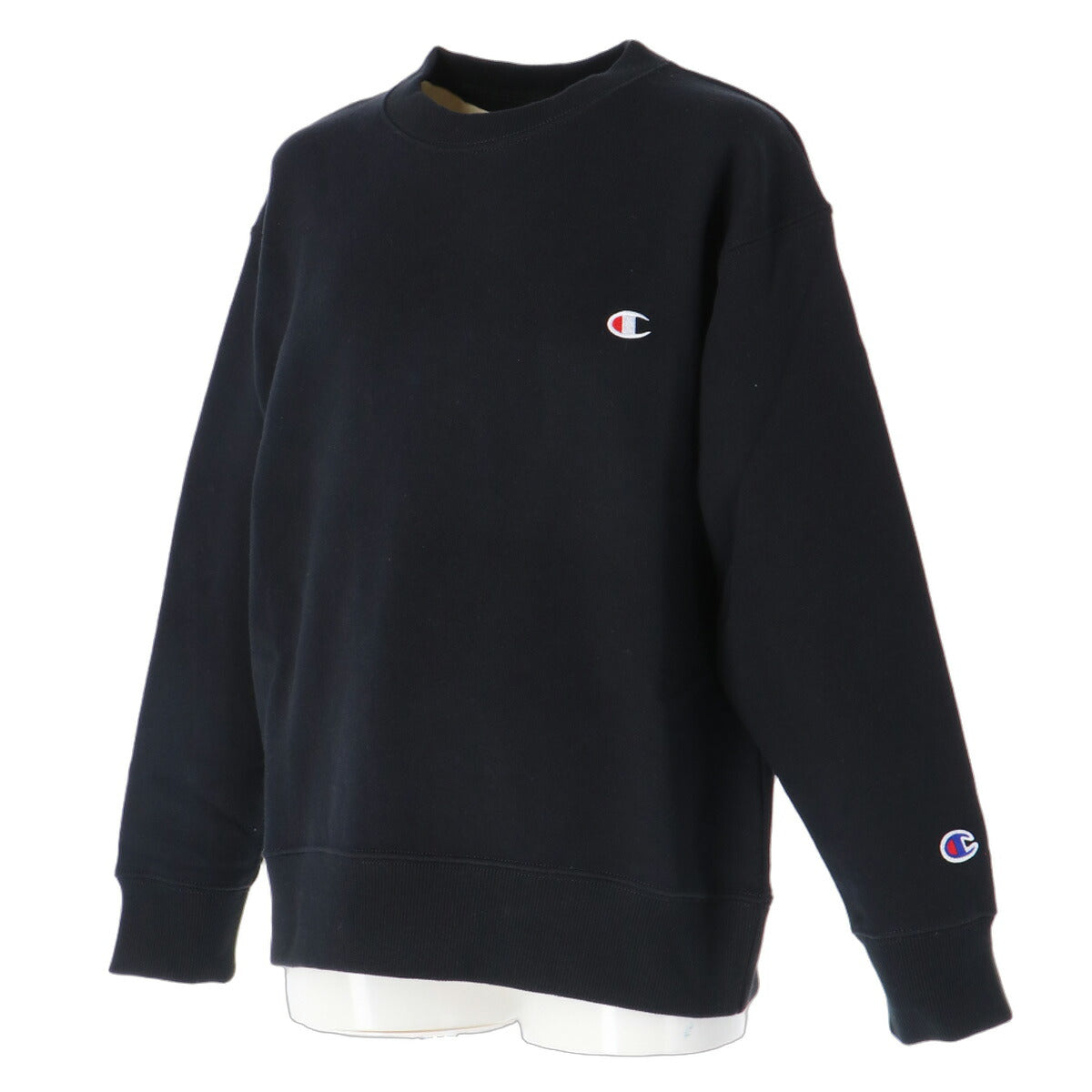 チャンピオン トレーナー スウェット ベーシック スウェットシャツ ジュニア ブランド クルーネック スエット Champion 裏毛 黒 コットン100% 綿100% CKE001 グレー ブラック ネイビー ホワイト 新作 男 女の子