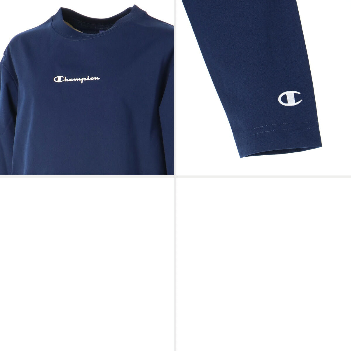 ロンT 長袖Tシャツ キッズ チャンピオン ドライ 速乾 スポーツ ブランド Tシャツ ロンティー ロングTシャツ ジュニア 長袖 吸汗 吸水 Champion ストレッチ UVカット 黒 白 CKES401