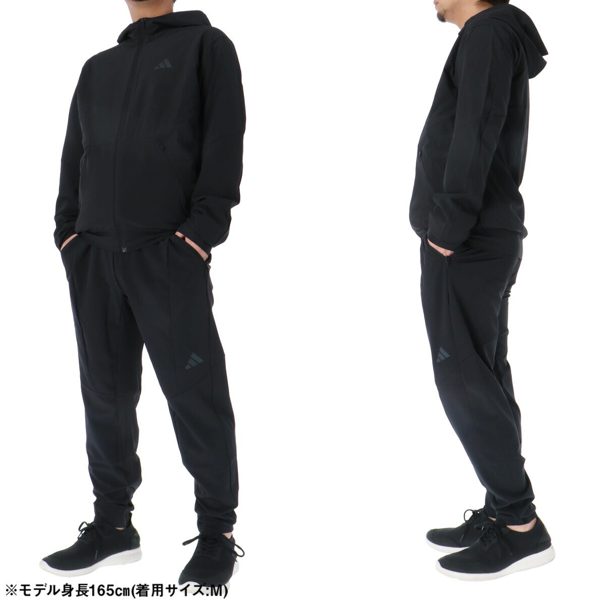 アディダス 薄手 ジャージ 上下 メンズ ブラック CL826