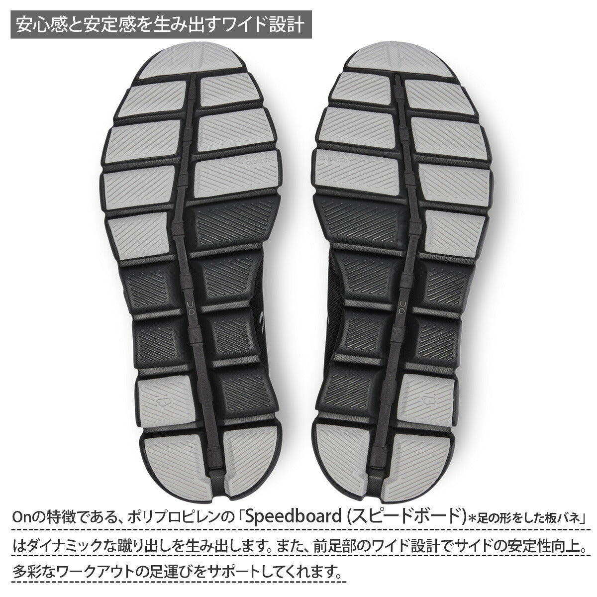 オン シューズ メンズ Cloud X 3 クラウドエックス3 ブラック ホワイト CLOUDXM
