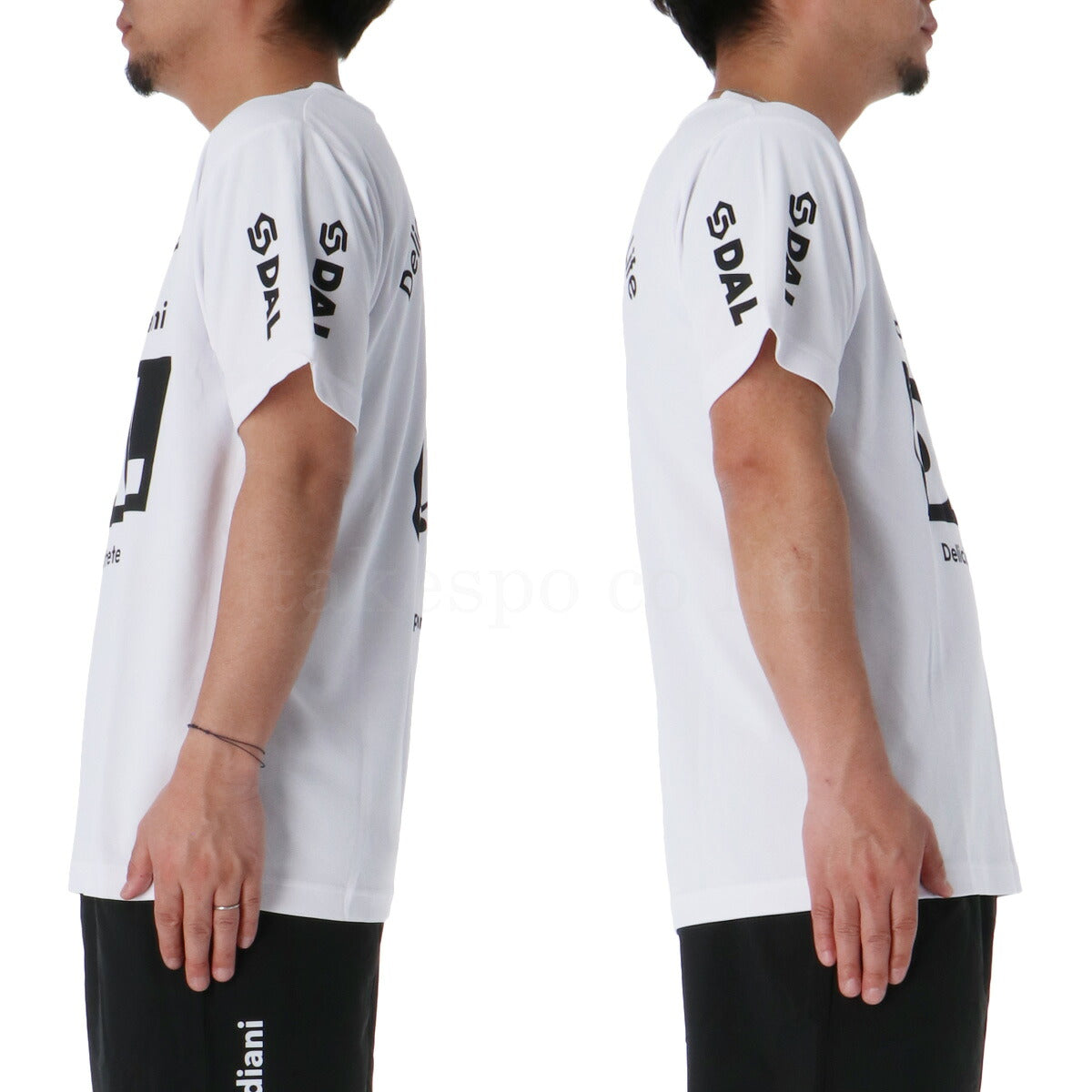 サッカージャンキー Tシャツ ハーフパンツ 上下 メンズ DAL ホワイト ブラック CP25A12