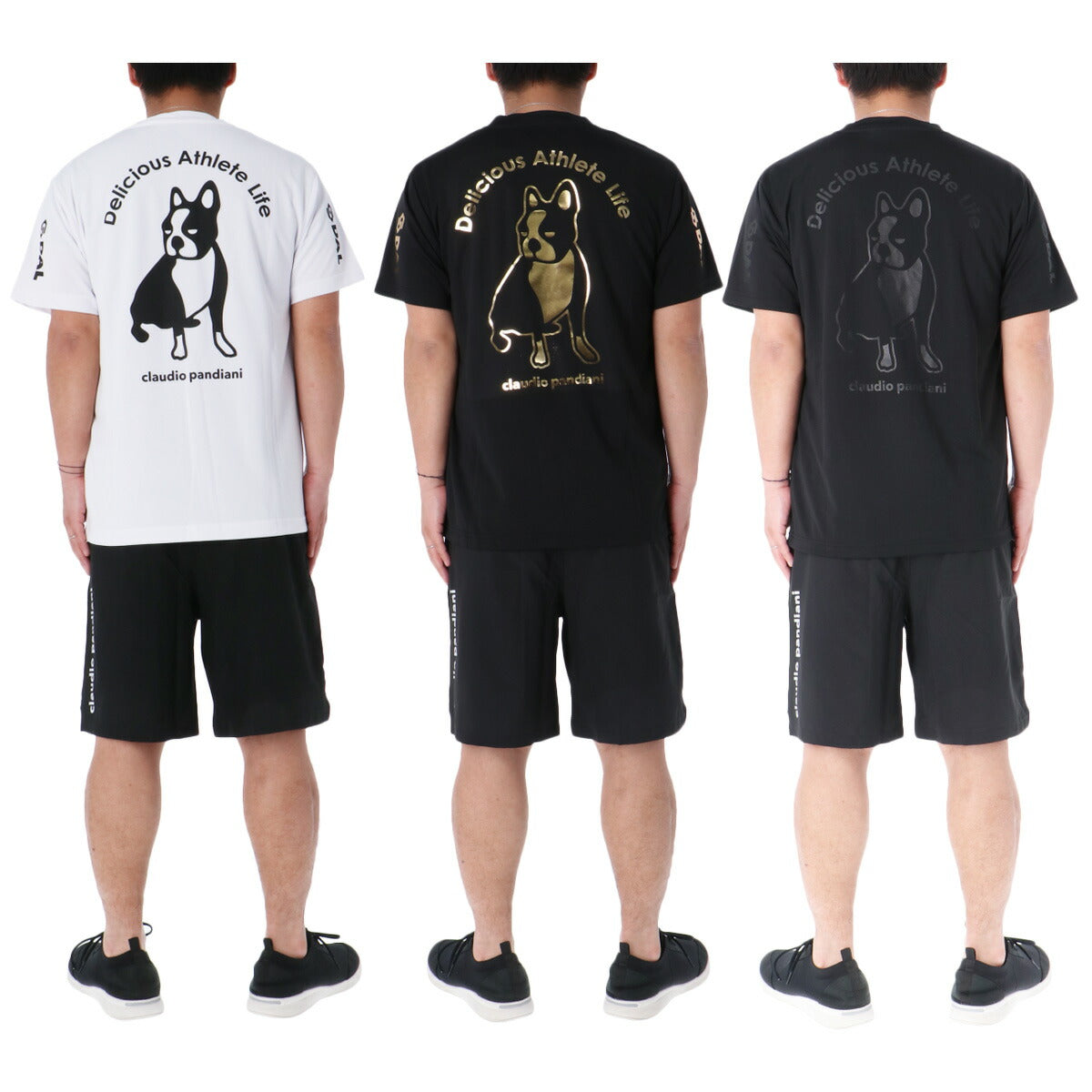 サッカージャンキー Tシャツ ハーフパンツ 上下 メンズ DAL ホワイト ブラック CP25A12