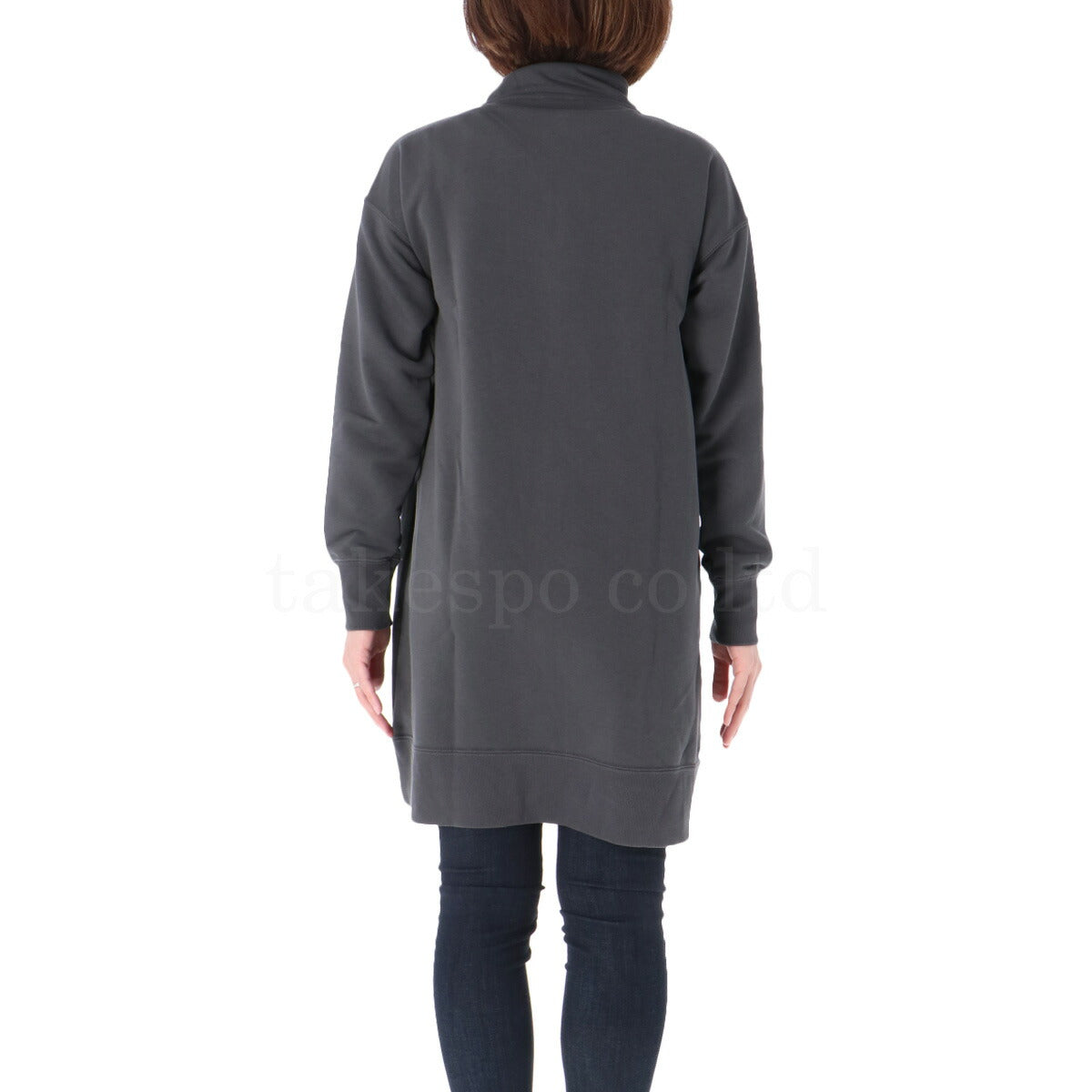 チャンピオン スウェットシャツ レディース TWT HALF ZIP ブラック カーキグリーン CWAS003