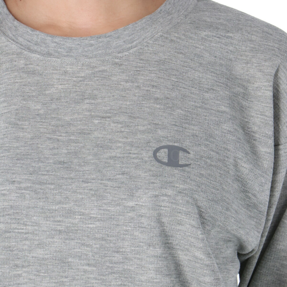 チャンピオン Tシャツ レディース LONG SLEEVE SHIRT グレー ブラック カーキグリーン CWAS405
