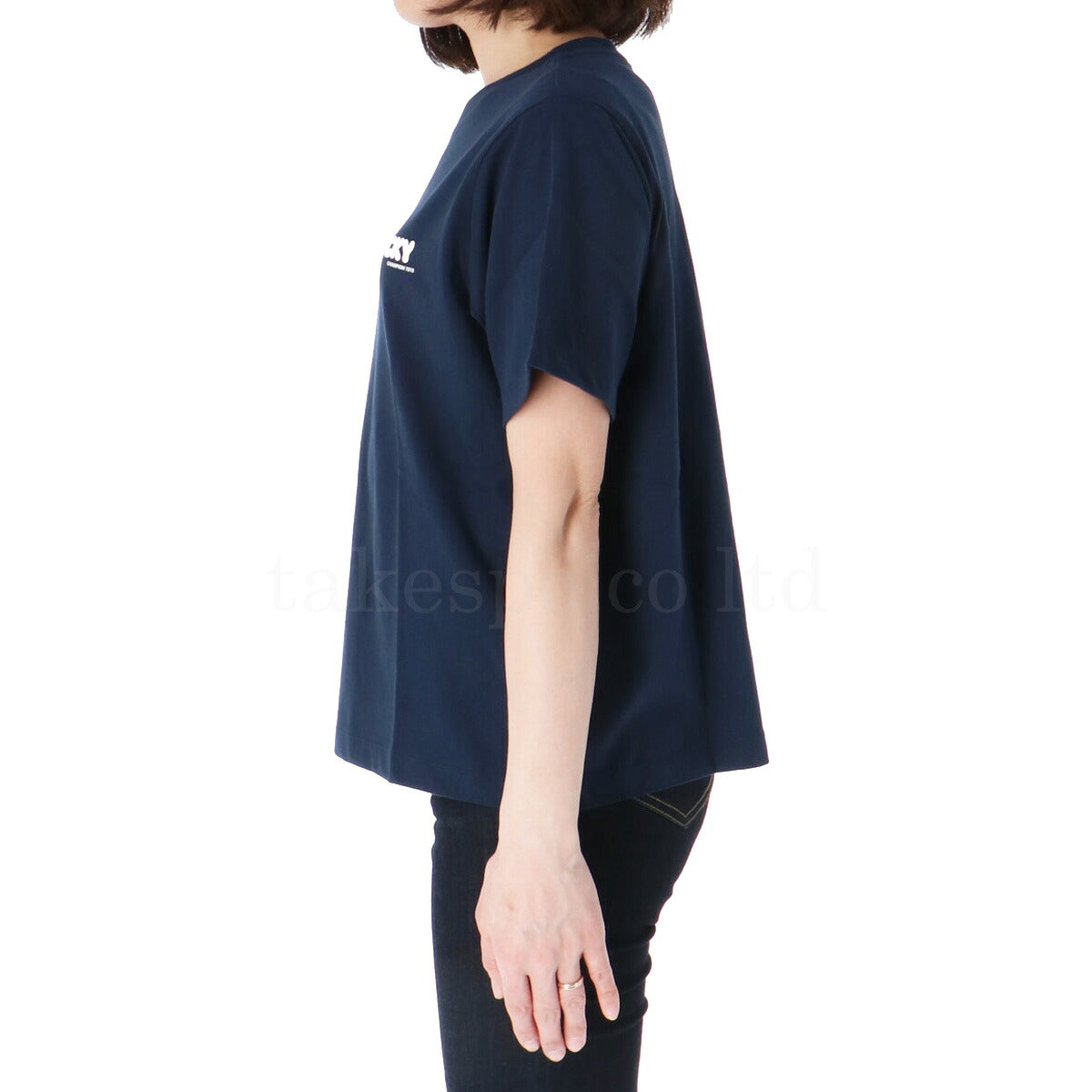 チャンピオン Tシャツ レディース ロゴ ネイビー ホワイト ブルー イエロー CWB313