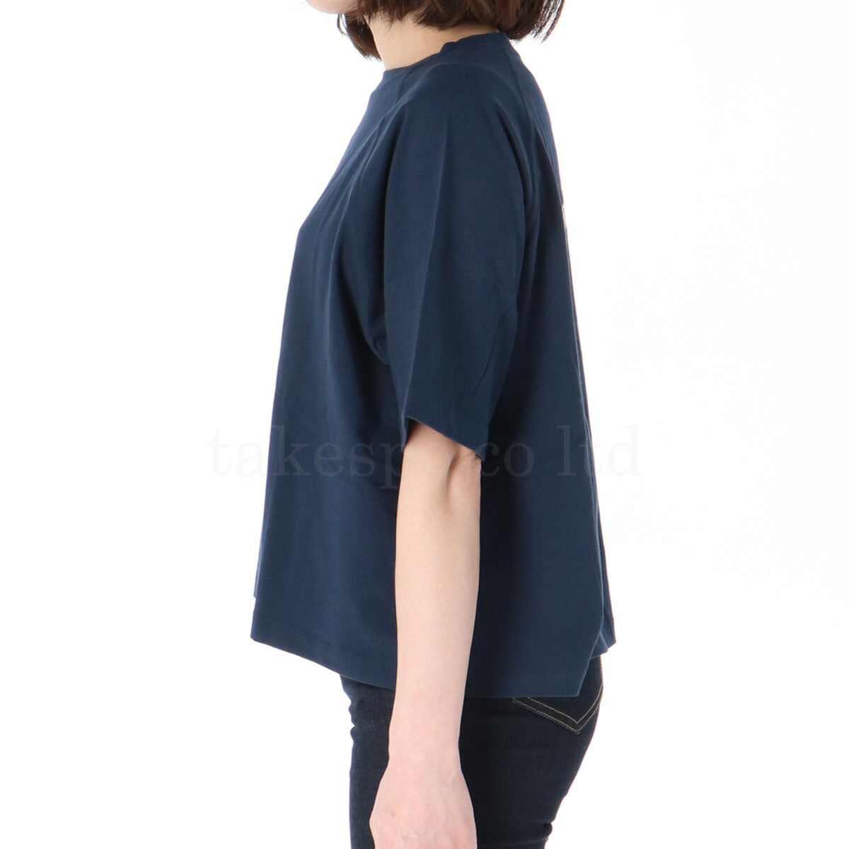 チャンピオン Tシャツ レディース ロゴ ネイビー ホワイト ブルー CWB314
