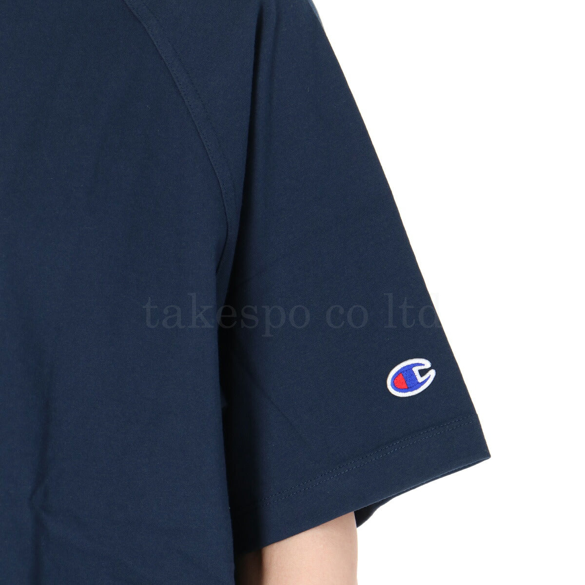 チャンピオン Tシャツ レディース ロゴ ネイビー ホワイト ブルー CWB314