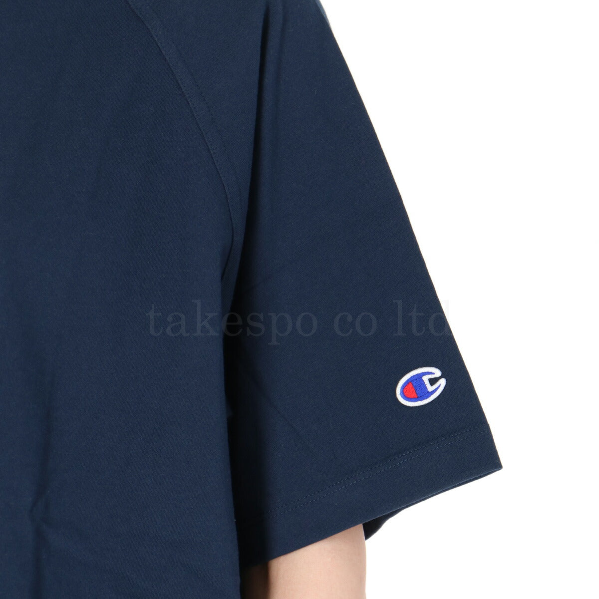 チャンピオン Tシャツ レディース ロゴ ネイビー ホワイト ブルー CWB314