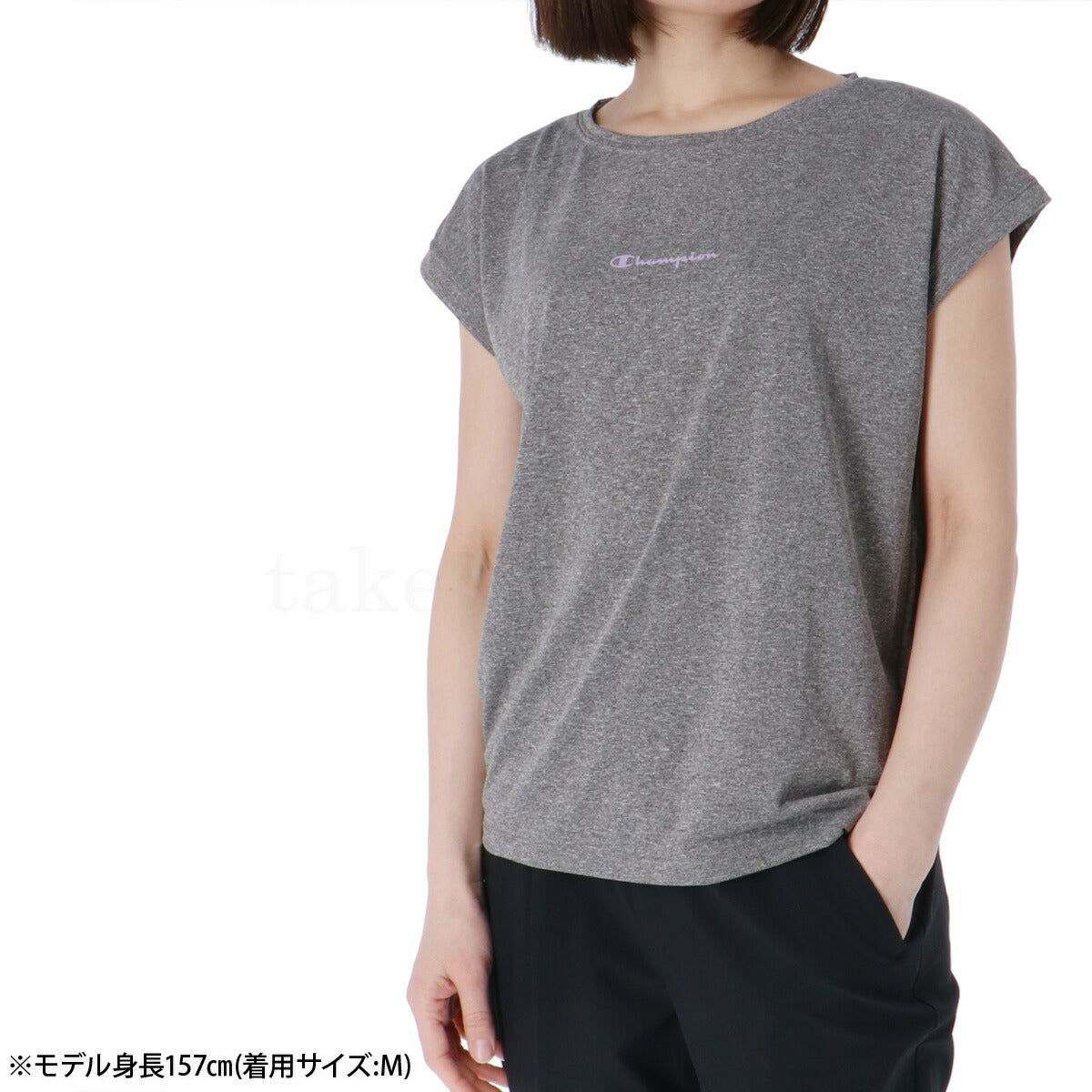 チャンピオン Tシャツ レディース ウィメンズ グレー グリーン ホワイト ピンク CWBS304