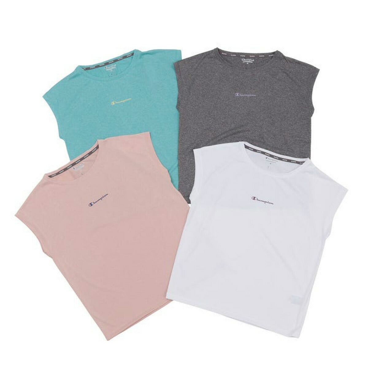 チャンピオン Tシャツ レディース ウィメンズ グレー グリーン ホワイト ピンク CWBS304