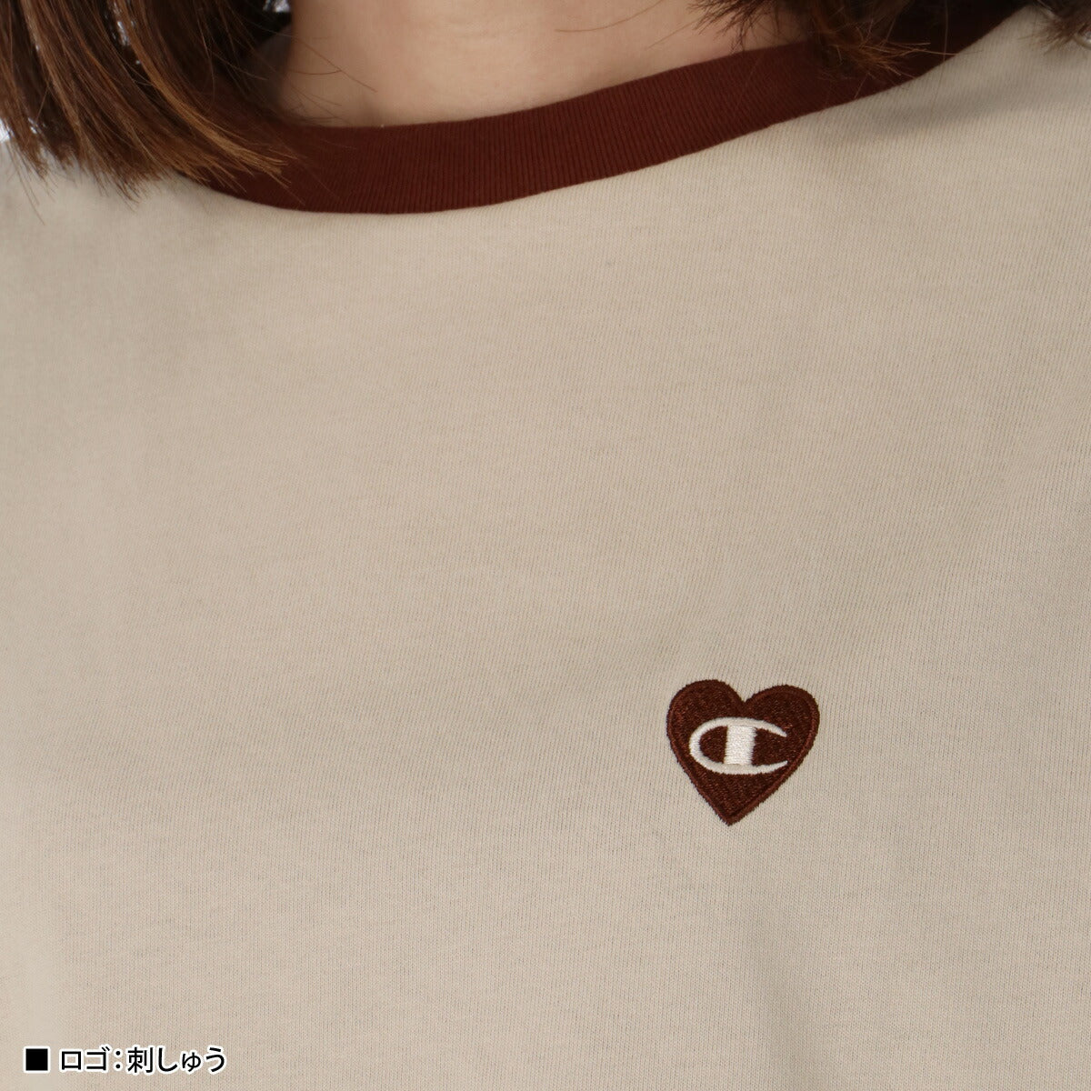 チャンピオン Tシャツ レディース ベージュ ネイビー グリーン ホワイト CWC302