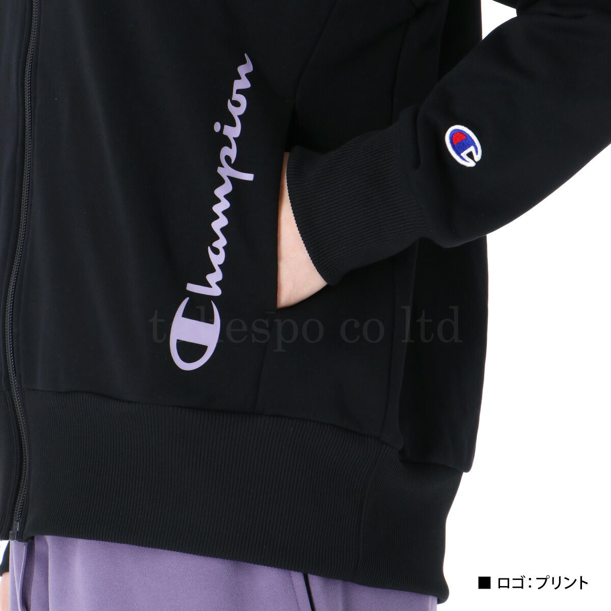 チャンピオン スウェット 上下 レディース テックウィーブ グレー パープル ブラック CWCS103