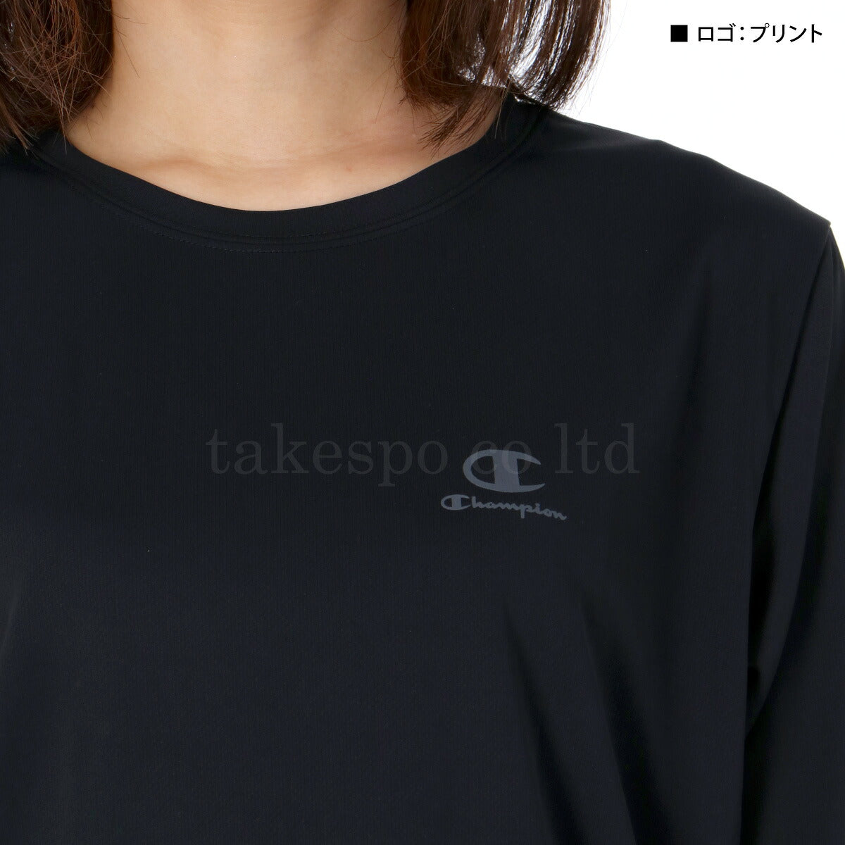 チャンピオン Tシャツ レディース ホワイト ブラック ネイビー CWCS402